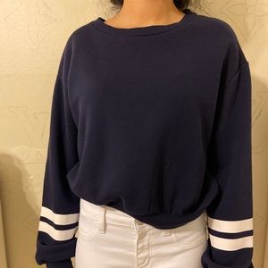 Navy blue crewneck